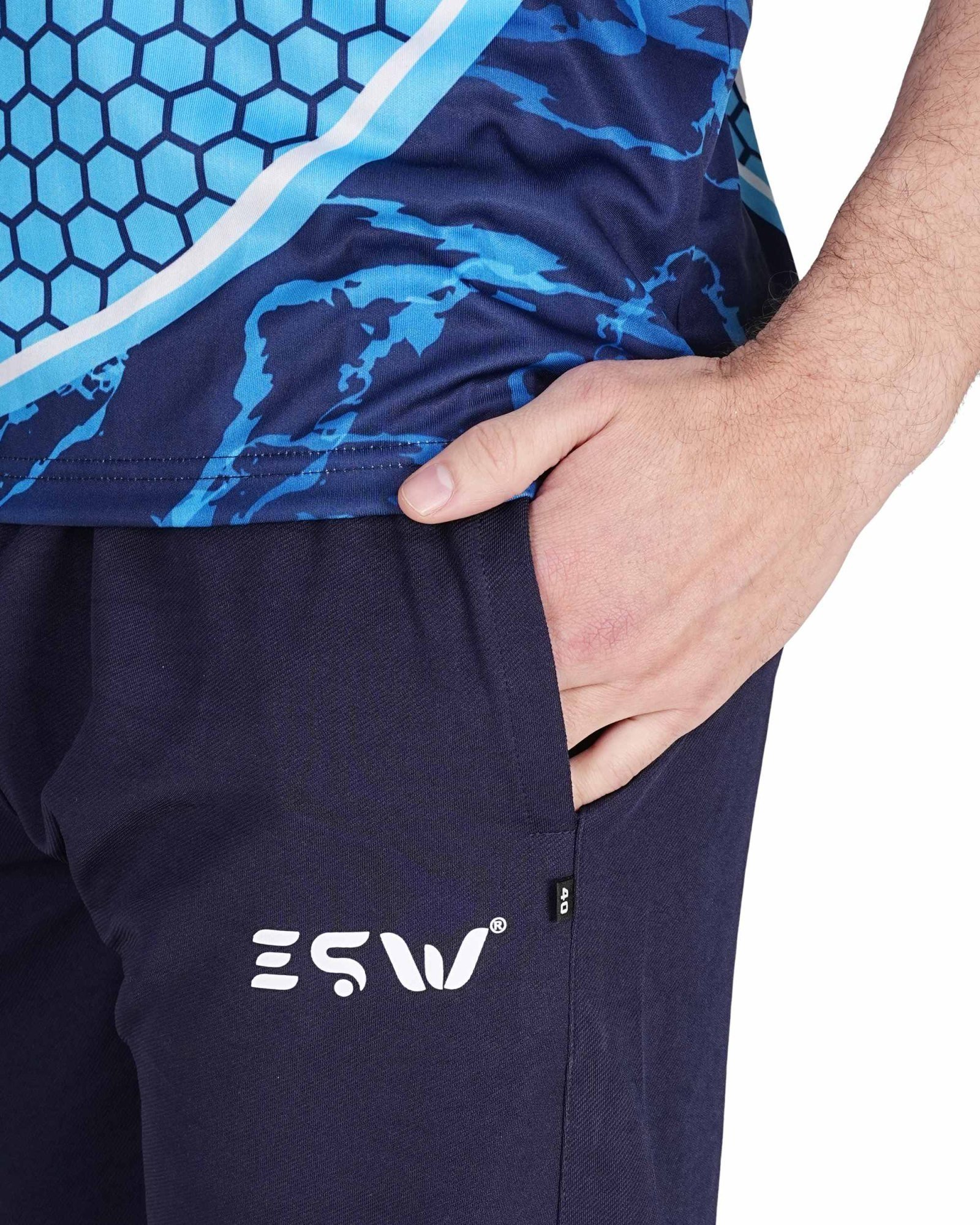 Men's Blue Shirt Sportswear