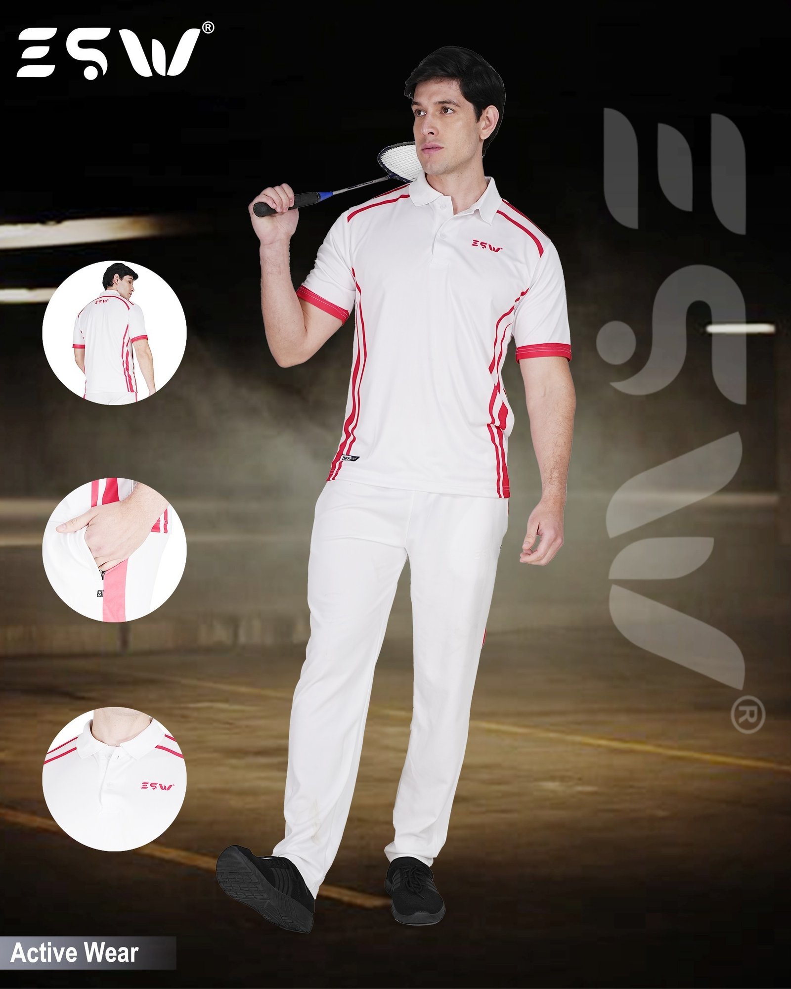 Men's Black Shirt Sportswear